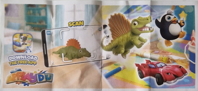 Sticky Dino Beipackzettel